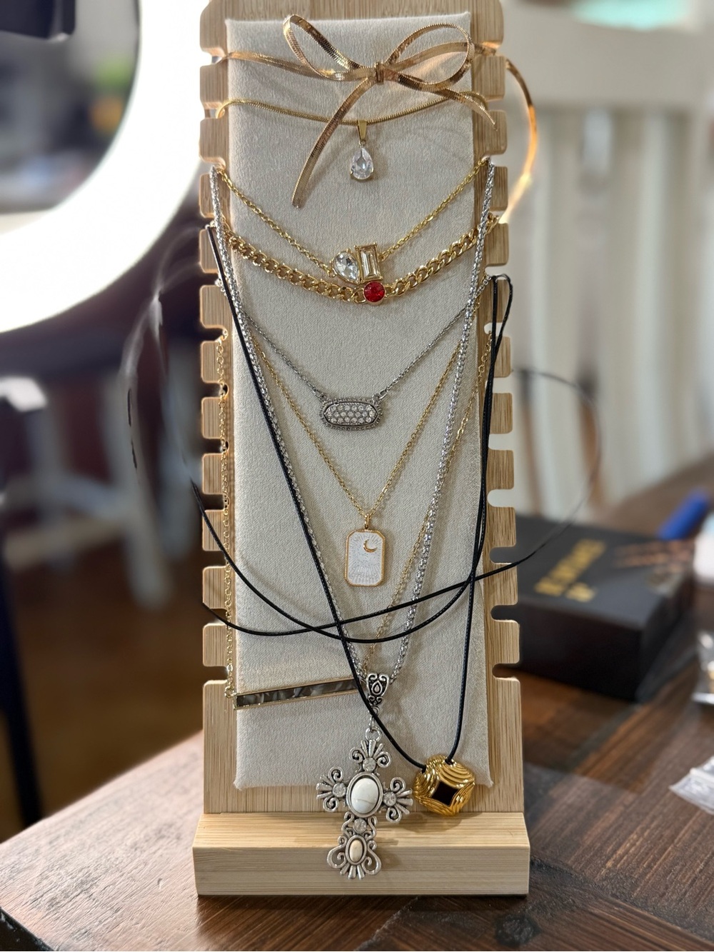 Mixed Metal Pendant Necklaces Layered Styles. Pick which one you’d like!
